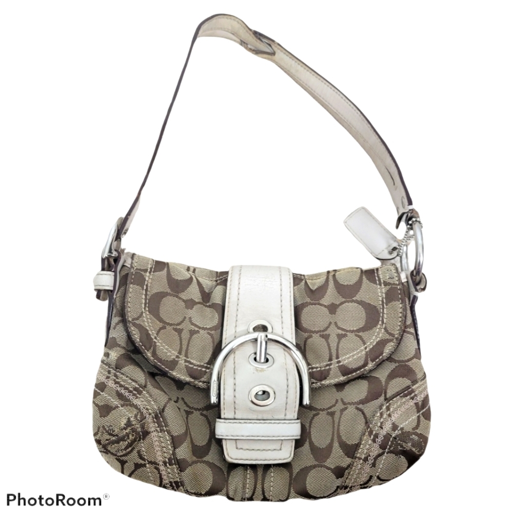 Coach Vintage Signature C Soho Cream Mini Bag